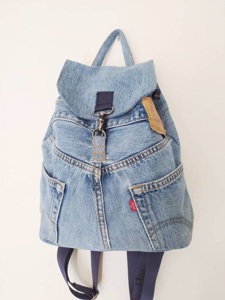 Denim Backpack